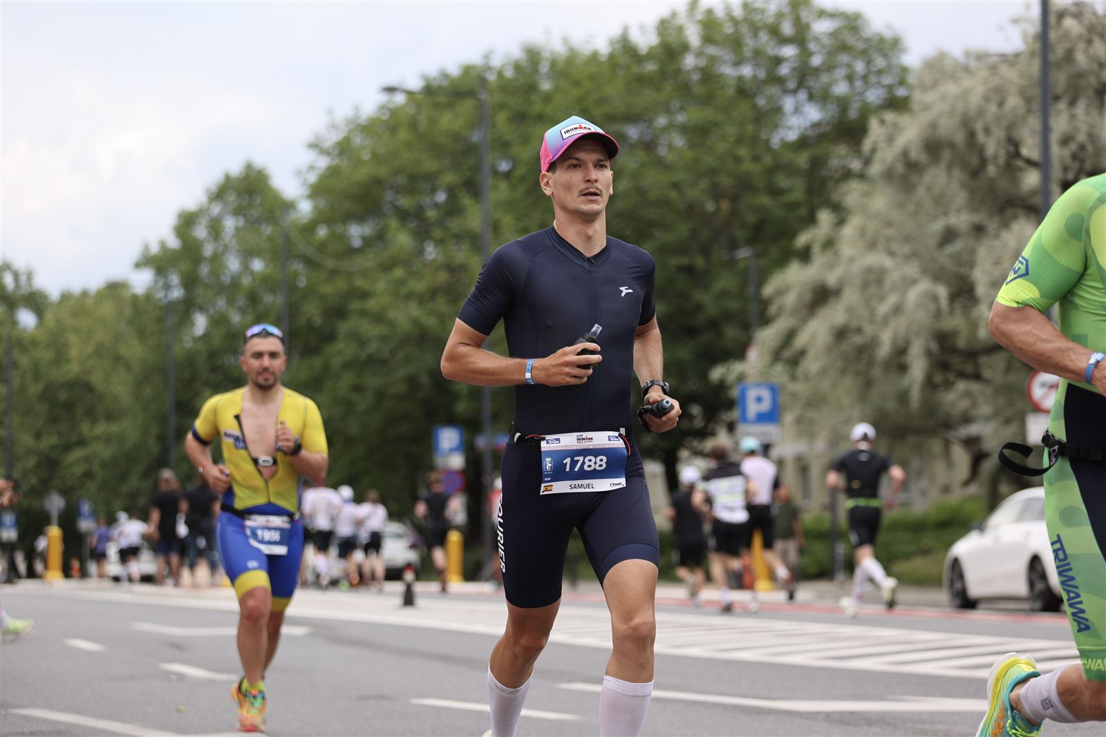 Samu Gómez corriendo en una competición de resistencia